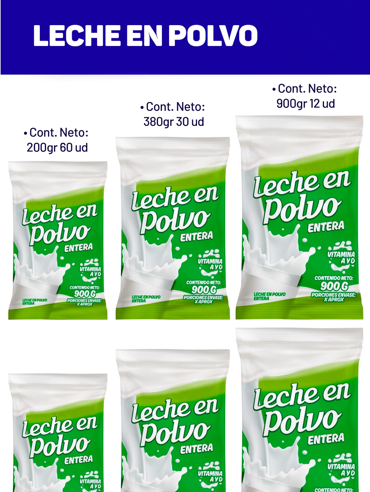 Leche entera en polvo