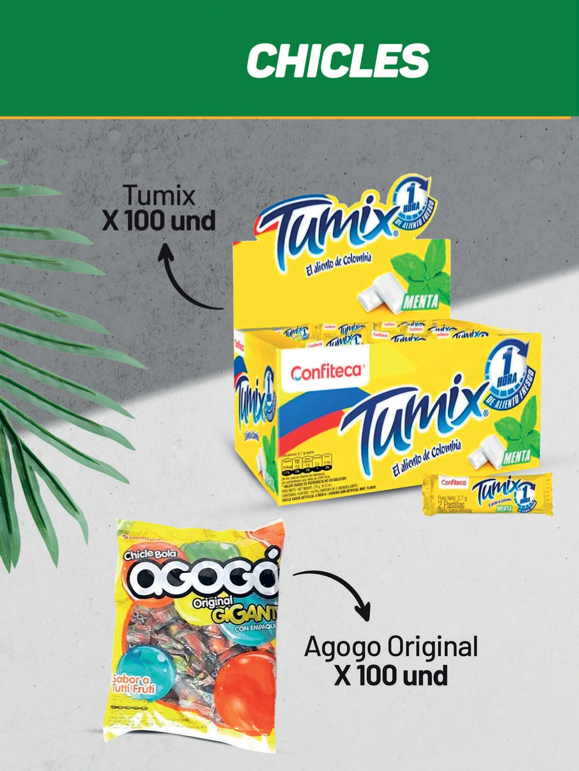 Chicles Tumix y Agogó