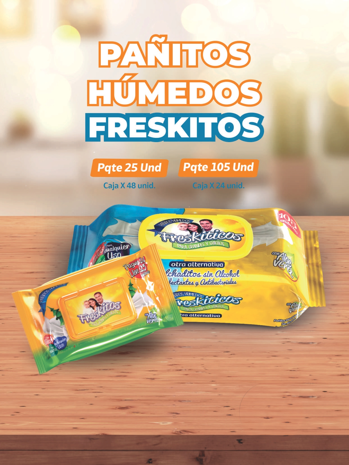 Toallitas húmedas Freskitos