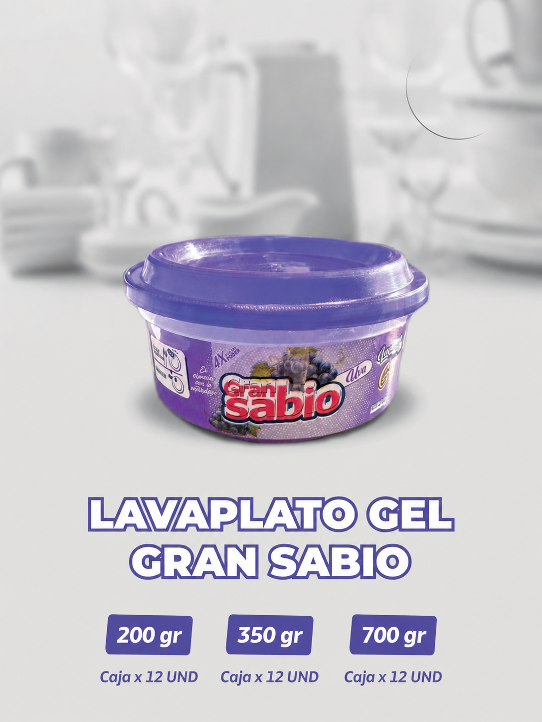 Lavaplatos gel Gran Sabio