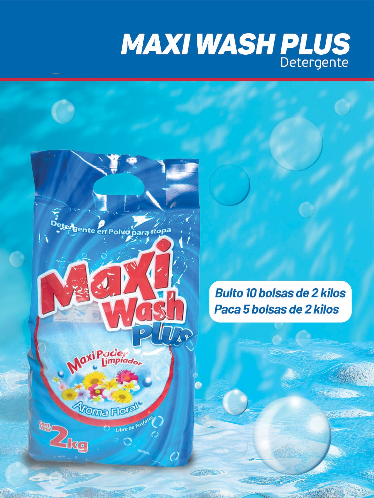 Detergente Maxi Wash Plus