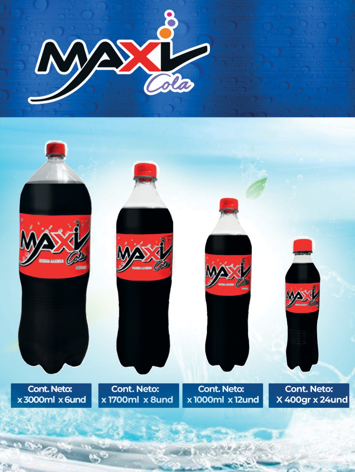 Gaseosas Maxi Cola