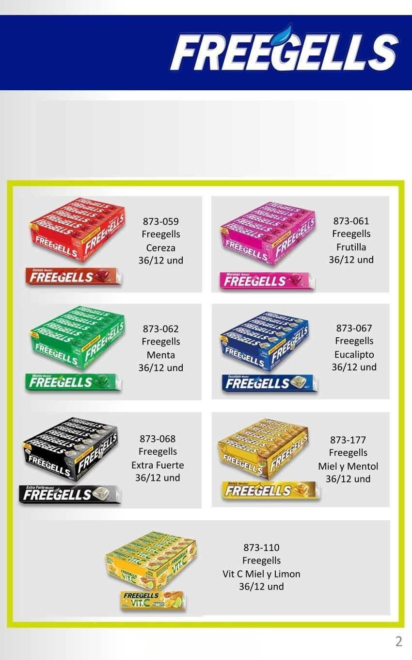 Caramelos Freegells