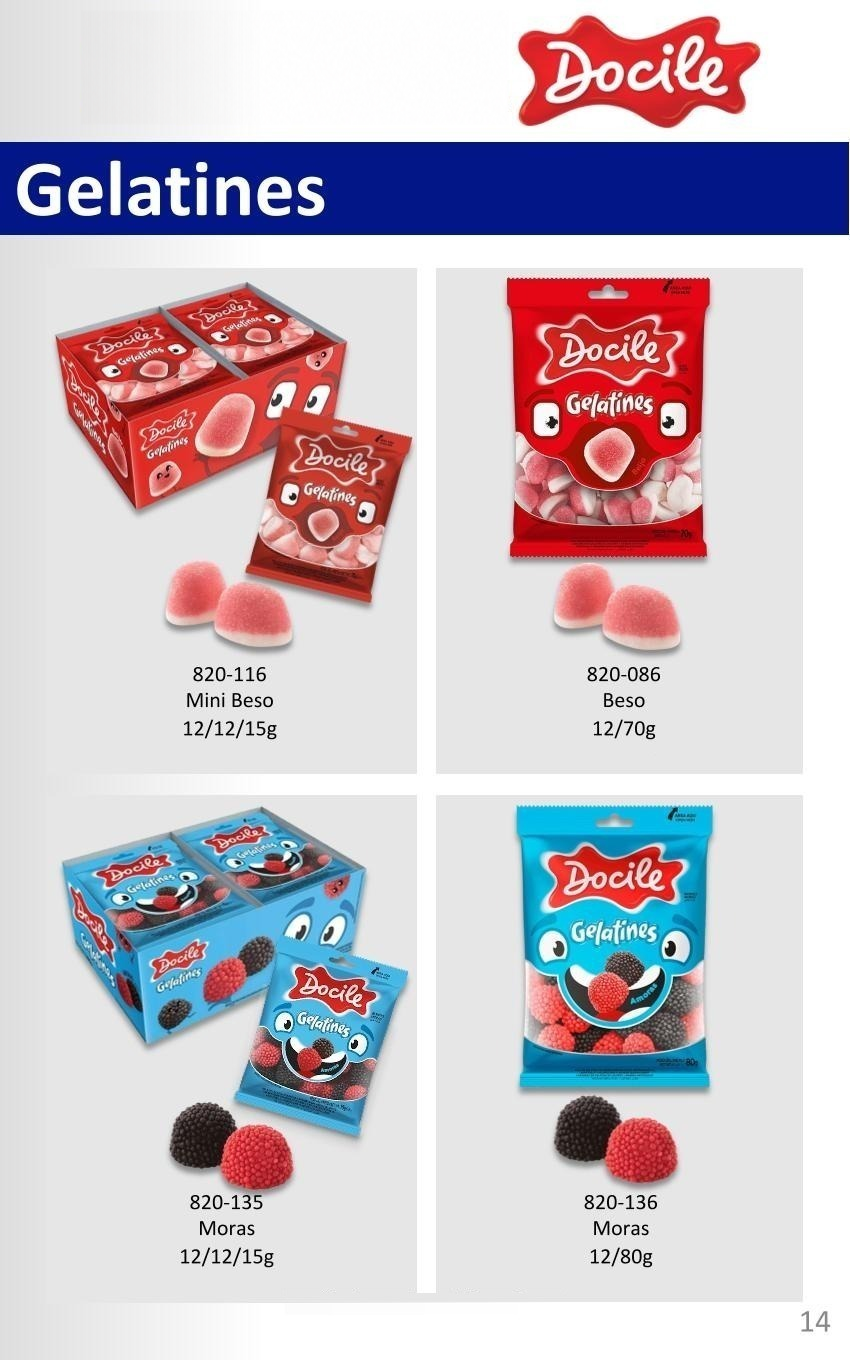 Gomitas de gelatina Docile — lámina 1