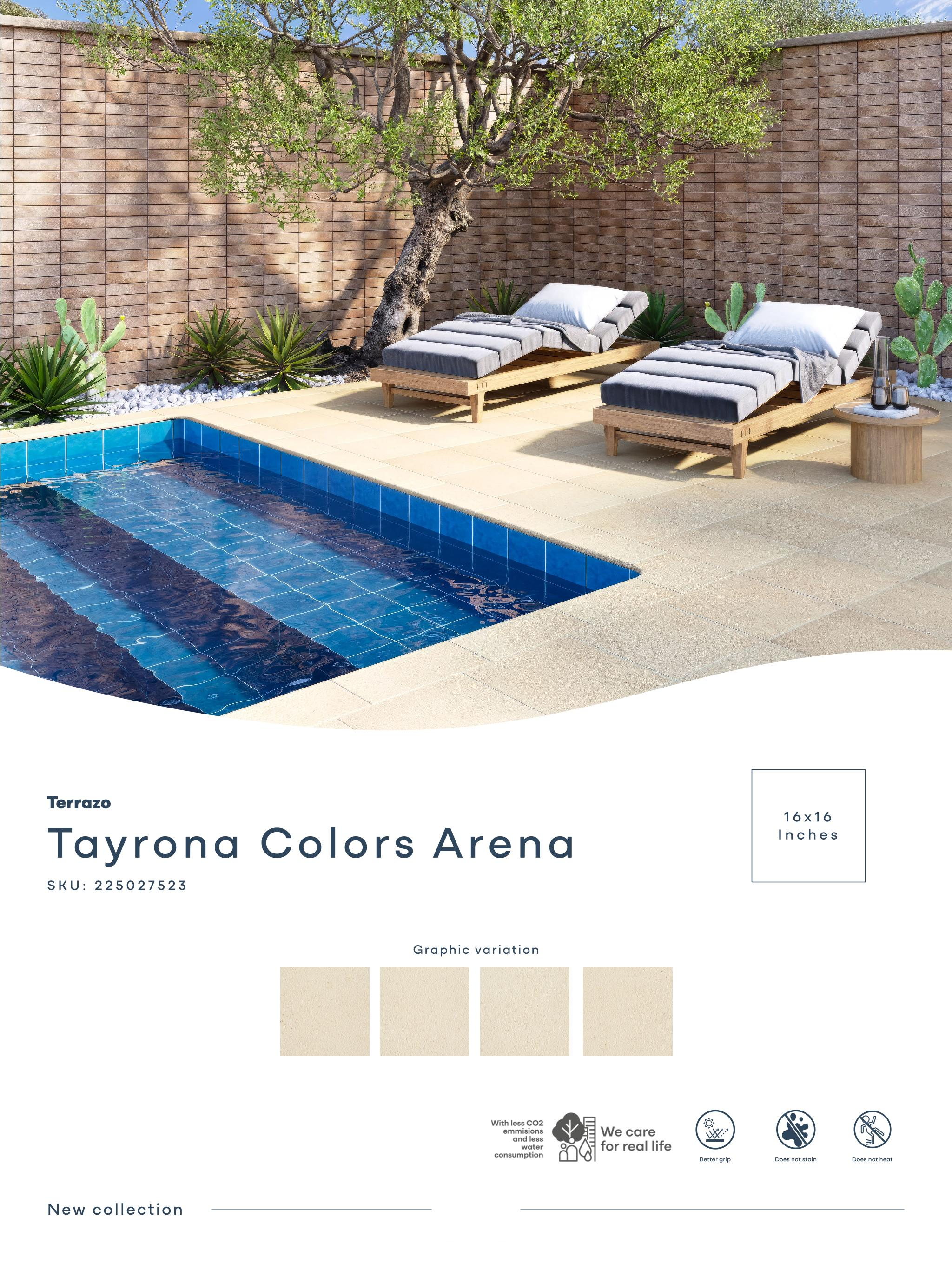 Tayrona Colors, acabado Arena