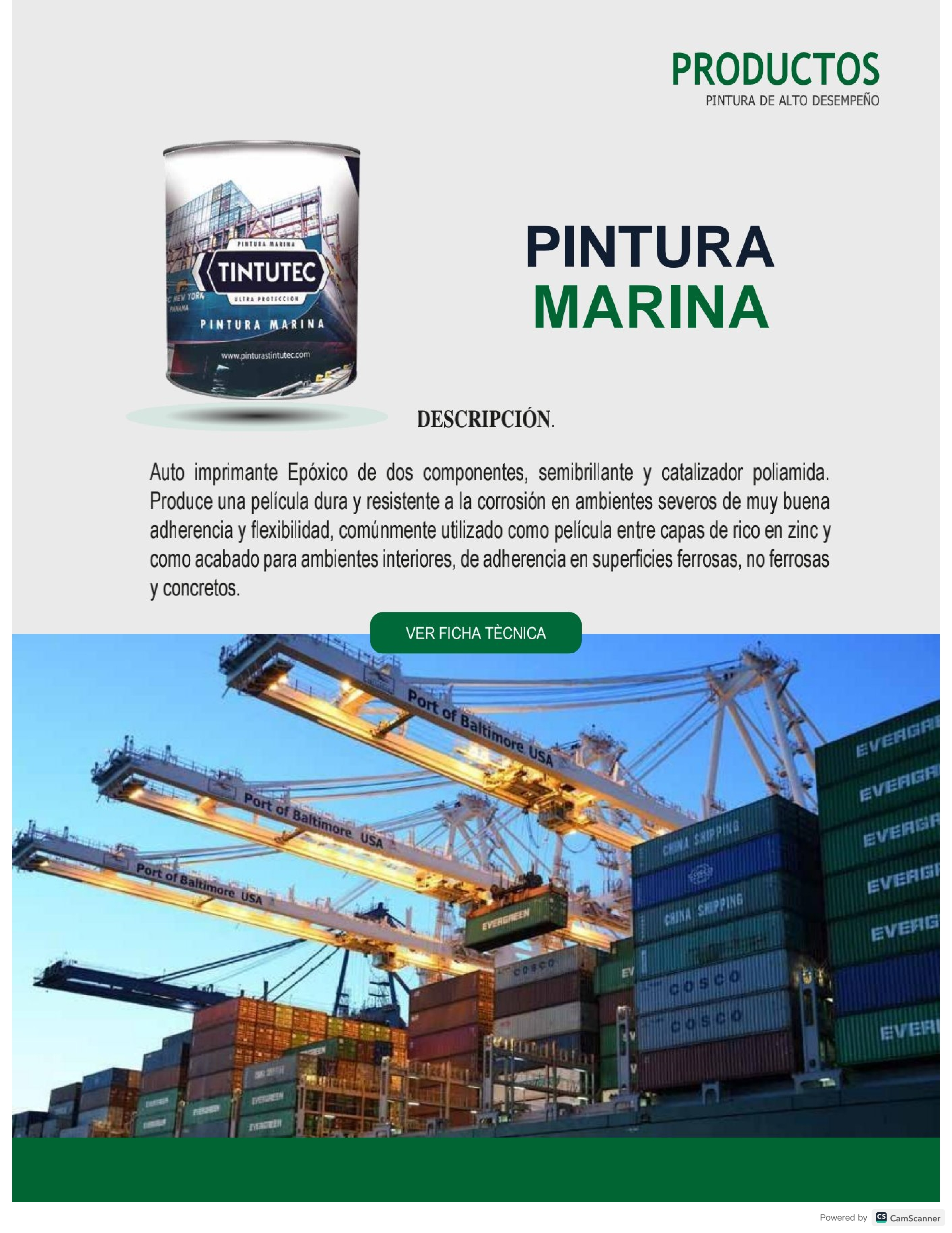 Pintura marina Tintutec