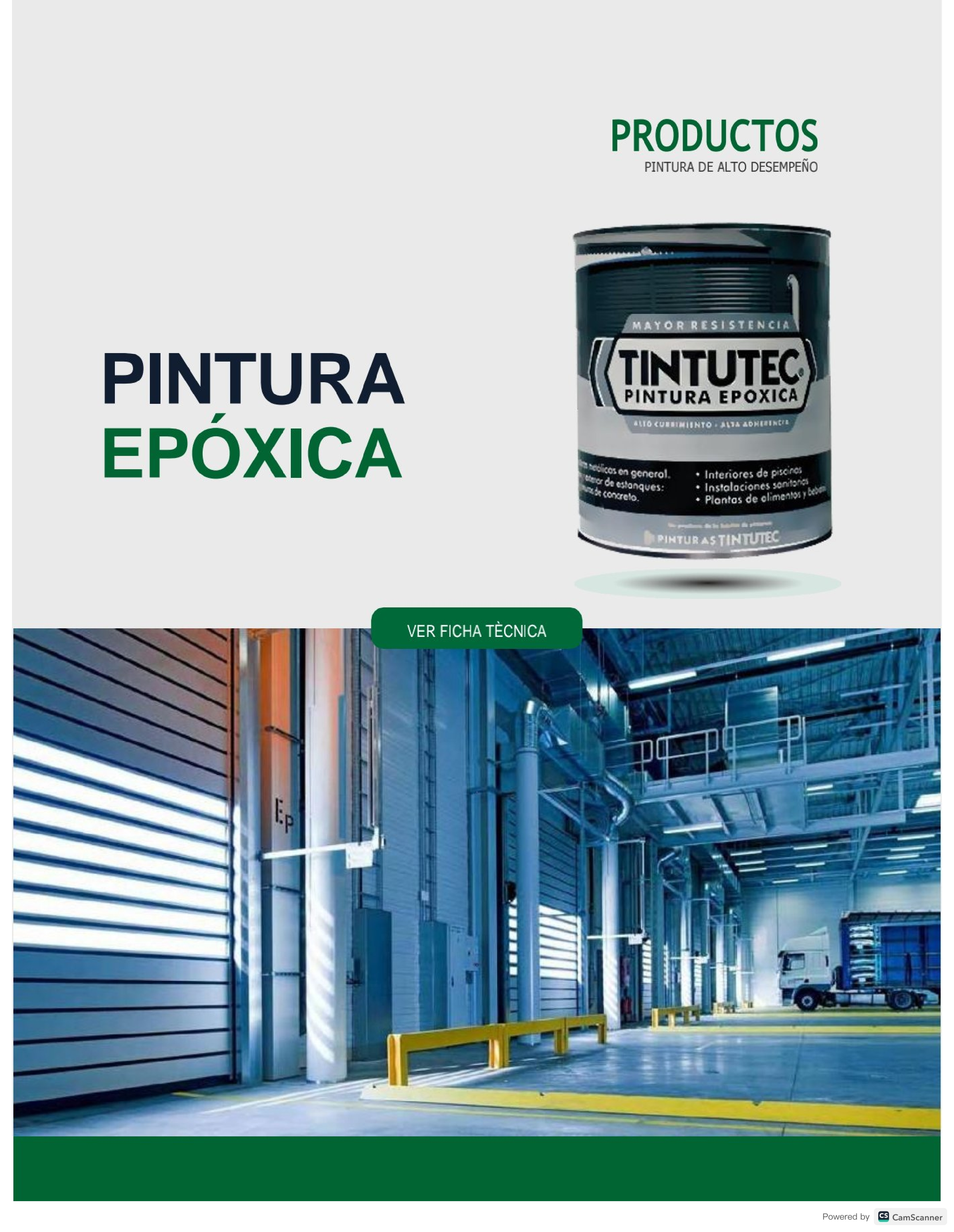 Presentación de pintura epóxica Tintutec