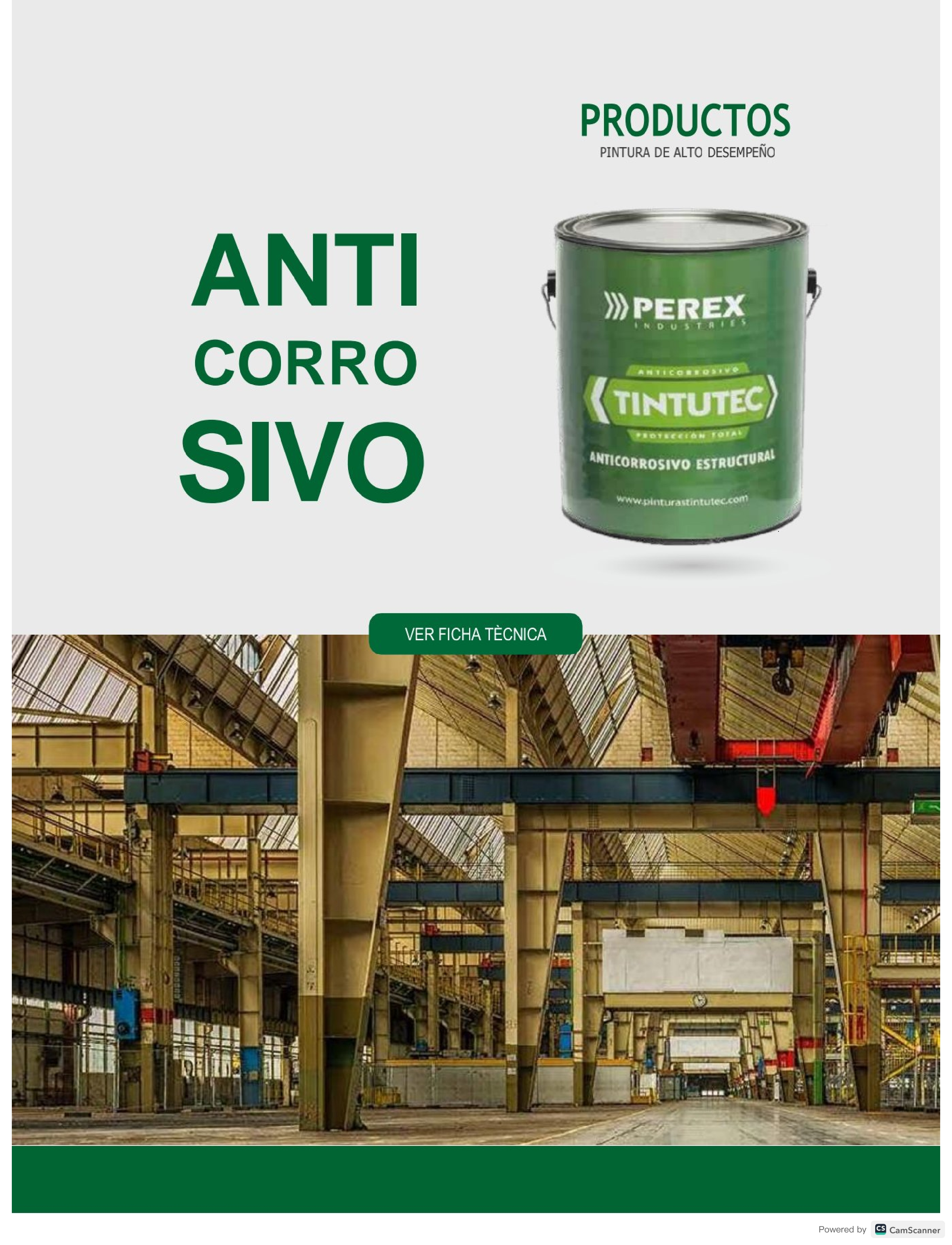 Presentación de anticorrosivo Perex Tintutec
